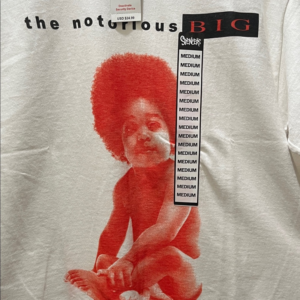 The Notorious B.I.G. White Short Sleeve Tee